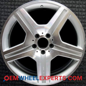 OEM Wheel Rim 22140127029700 2214012702 - 2007-2011 Mercedes-Benz Rear 19x9.5 Interchange 85022 Machined w/ Silver Pockets