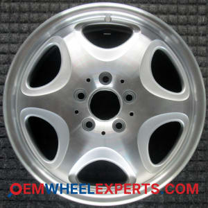 OEM Wheel Rim 66470523 - 1996-2000 Mercedes-Benz 16x7.5 Interchange 65191 Machined w/ Silver Pockets