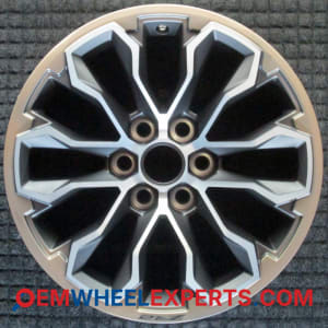OEM Wheel Rim 23378276 84066071 - 2015-2022 Chevrolet 17x8 Interchange 5891 Machined w/ Charcoal Pockets