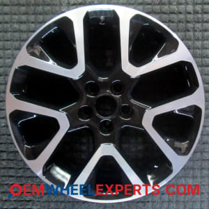 OEM Wheel Rim 5VC291X8AA - 2017-2022 Jeep 19x7.5 Interchange 9192 Polished w/ Black Pockets