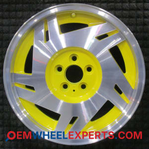 OEM Wheel Rim 12394408 12394411 - 1988-1993 Chevrolet Beretta 16x7 Interchange 1606 Right Machined w/ Yellow Pockets