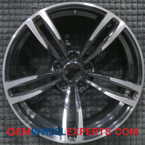 OEM Wheel Rim 36112284550 2284755 - 2012-2021 BMW Front 19x9 Interchange 86094 Machined w/ Black Pockets