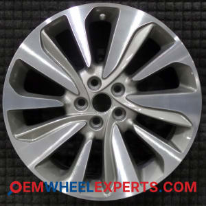 OEM Wheel Rim 42403094 - 2017-2022 Buick 18x7 Interchange 4148 Machined w/ Light Charcoal Pockets