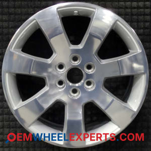 OEM Wheel Rim 9595749 09598546 - 2006-2009 Cadillac 18x8 Interchange 4607 Polished w/ Silver Pockets