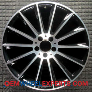 OEM Wheel Rim 21340123007X23 2134012300 - 2017-2023 Mercedes-Benz Rear 20x9 Interchange 85546 Machined w/ Black Pockets