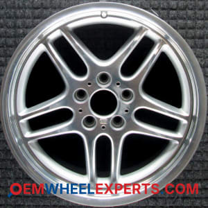 OEM Wheel Rim 36112229640 - 2001-2003 BMW 18x9 Interchange 59439 Polished w/ Silver Pockets