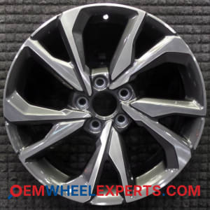 OEM Wheel Rim 42700TBAAD1 - 2017-2021 Honda 18x8 Interchange 64108 Machined w/ Dark Charcoal Pockets Tinted Clear