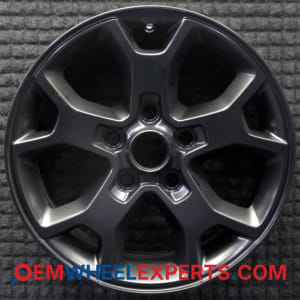 OEM Wheel Rim 6BZ392XFAA 6BZ393XFAA - 2018-2023 Jeep 17x7.5 Interchange 9218 Matte Black