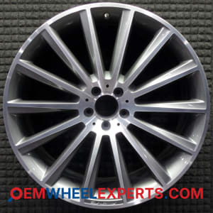 OEM Wheel Rim 29240119007X21 - 2016-2019 Mercedes-Benz Rear 22x11 Interchange 85495 Machined w/ Gray Pockets