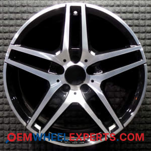 OEM Wheel Rim 21240103007X23 - 2013-2017 Mercedes-Benz 18x8.5 Interchange 85398 Machined w/ Black Pockets