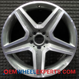 OEM Wheel Rim 15640106007X21 1564010600 - 2015-2017 Mercedes-Benz 19x8 Interchange 85384 Machined w/ Charcoal Pockets