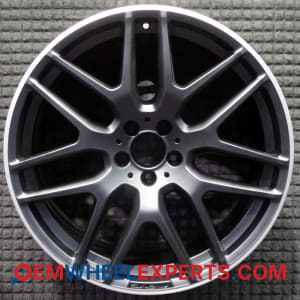 OEM Wheel Rim 16640128007X71 16640128007X23 - 2016-2019 Mercedes-Benz 21x10 Interchange 85489 Machined Lip w/ Black Spokes