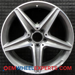 OEM Wheel Rim 21340118007X21 2134011800 - 2016-2020 Mercedes-Benz Front 18x8 Interchange 85538 Machined w/ Charcoal Pockets