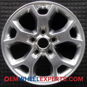 OEM Wheel Rim 4755544AA 6BZ392XFAA - 2018-2023 Jeep 17x7.5 Interchange 9218 Gray Metallic
