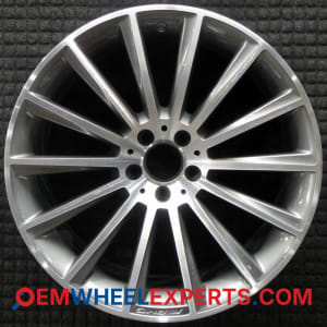 OEM Wheel Rim 25340127007X21 - 2016-2023 Mercedes-Benz Rear 20x9.5 Interchange 85548 Machined Lip w/ Gray Spokes