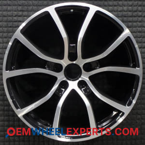 OEM Wheel Rim 9Y0601025Q041 9Y0601025QC9X - 2018-2026 Porsche, PORSCHE 21x11 Interchange 67578 Fine Machined w/ Black Pockets