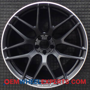 OEM Wheel Rim 29040109007X71 2904010900 - 2019-2024 Mercedes-Benz Rear 21x11.5 Interchange 85794 Machined Lip w/ Black Spokes