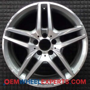 OEM Wheel Rim A21240103007X21 - 2011-2015 Mercedes-Benz 18x8.5 Interchange 17129 Machined w/ Charcoal Pockets