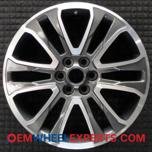OEM Wheel Rim 84148610 23437171 - 2017-2023 GMC 20x8 Interchange 5800 Machined w/ Charcoal Pockets