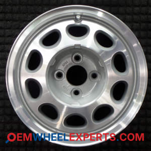 OEM Wheel Rim E7SZ1007A - 1985-1993 Ford, Mercury 15x7 Interchange 1423 Machined w/ Silver Pockets