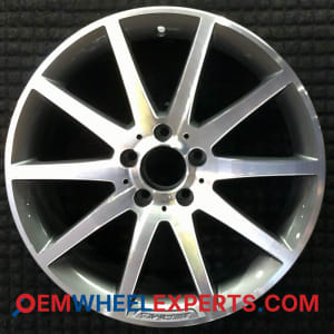 OEM Wheel Rim A17240131027756 - 2012-2020 Mercedes-Benz Rear 18x9 Interchange 85290 Machined w/ Gray Pockets
