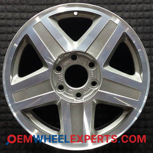 OEM Wheel Rim 9593382 8095948170 - 2002-2003 Chevrolet, Isuzu 17x7 Interchange 5142 Machined w/ Charcoal Pockets