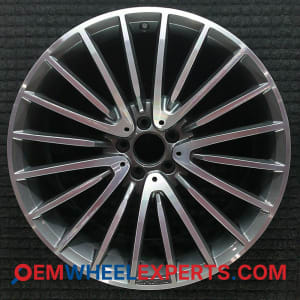 OEM Wheel Rim 22340117007X21 - 2021-2024 Mercedes-Benz Front 21x9 Interchange 65605 Machined w/ Charcoal Pockets