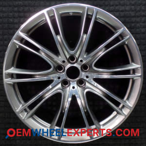 OEM Wheel Rim 36117850584 - 2015-2022 BMW Rear 20x10 Interchange 86286 Polished w/ Gray Pockets