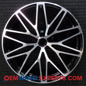 OEM Wheel Rim 95B601025FCQO1 - 2022-2026 Porsche 21x9.5 Interchange 67197 Machined w/ Black Pockets