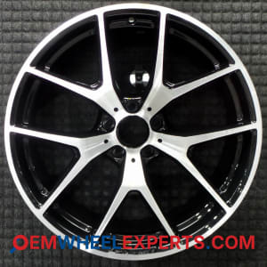 OEM Wheel Rim  - 2020-2023 Mercedes-Benz Rear 20x9.5 Interchange 85730 Fine Machined w/ Black Pockets