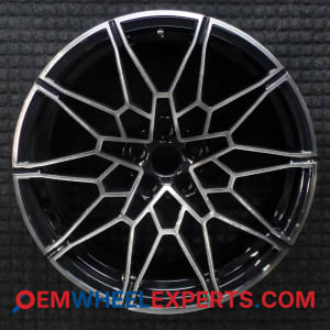 OEM Wheel Rim 36108093836 36117882867 - 2021-2025 BMW 19x9.5 Interchange 86608 Machined w/ Black Pockets