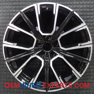 OEM Wheel Rim 36118745915 36118090097 - 2021-2022 BMW Rear 20x10 Interchange 71446 Machined w/ Black Pockets