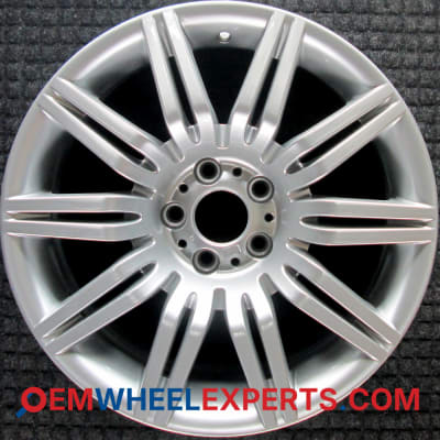 OEM Wheel Rim 36118036948 36117905325 - 2002-2010 BMW Front 19x8.5 Interchange 59554 All Silver