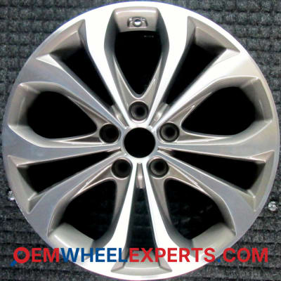 OEM Wheel Rim 529103Q370 5291030370 - 2013-2014 Hyundai 18x7.5 Interchange 70843 Machined w/ Charcoal Pockets
