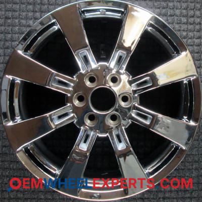 OEM Wheel Rim 88966249 17800375 - 1999-2014 Cadillac, Chevrolet, GMC 22x9 Interchange 5409 Replica Chrome