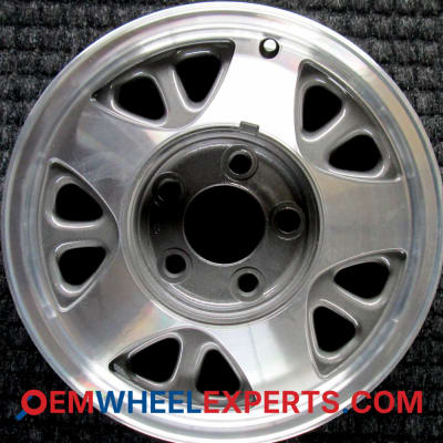 OEM Wheel Rim 12355109 12362222 - 1993-2002 Chevrolet, GMC 15x6.5 Interchange 5025 Machined w/ Charcoal Pockets