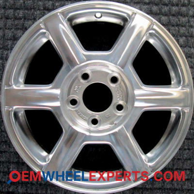 OEM Wheel Rim 9595078 12489618 - 2001-2002 Oldsmobile 16x6.5 Interchange 6047 Polished