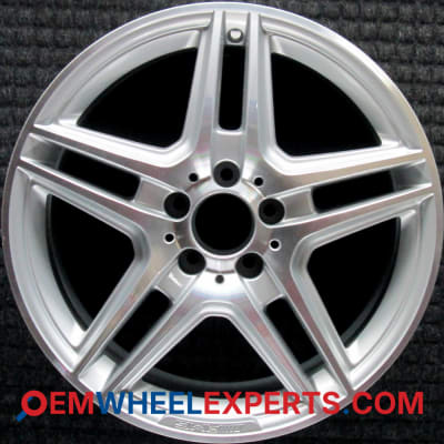 OEM Wheel Rim 2074011502 A2074011502 - 2011-2013 Mercedes-Benz 18x8 Interchange 85150 Machined w/ Silver Pockets