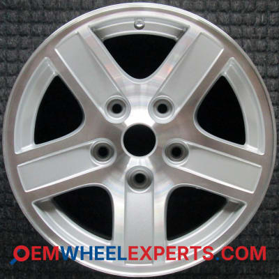OEM Wheel Rim 5JF60PAKAC 52013709AD - 2004-2009 Dodge 17x8 Interchange 2212 Machined w/ Silver Pockets