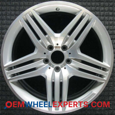 OEM Wheel Rim 2214017302 - 2012-2014 Mercedes-Benz Rear 19x9.5 Interchange 85247 Machined w/ Silver Pockets