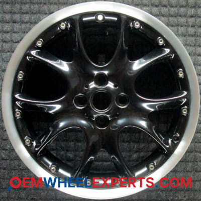 OEM Wheel Rim 36116787710 - 2005-2014 Mini 17x7 Interchange 59571 Machined Lip w/ Black Spokes