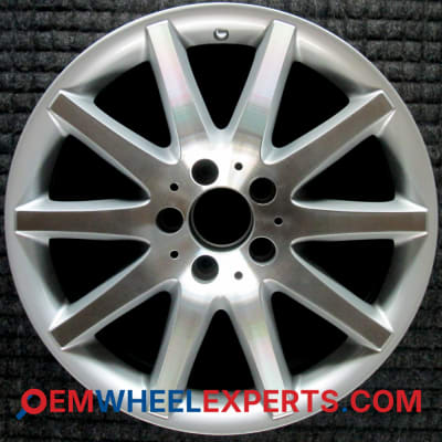 OEM Wheel Rim 2094014502 - 2007 Mercedes-Benz Rear 17x8.5 Interchange 65442 Machined w/ Silver Pockets