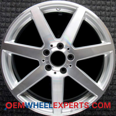 OEM Wheel Rim 2044019802 A20440198027X25 - 2012-2015 Mercedes-Benz Front 18x8 Interchange 85223 Machined w/ Silver Pockets