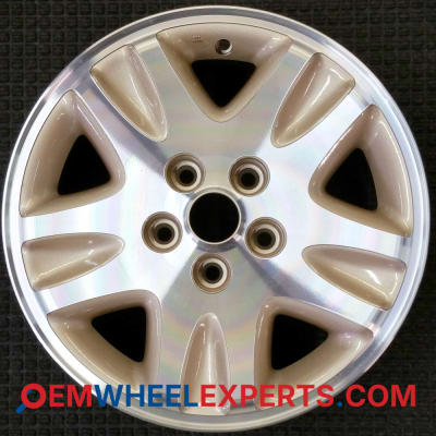 OEM Wheel Rim GG43SAK - 1996-1999 Dodge 16x6.5 Interchange 2076 Machined w/ Gold Pockets