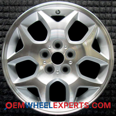 OEM Wheel Rim QG91PAK QG91TAE - 2000-2005 Dodge, Plymouth 15x6 Interchange 2129 Machined w/ Silver Pockets