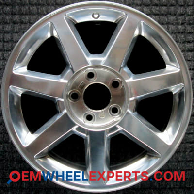 OEM Wheel Rim 9596896 9595340 - 2004-2008 Cadillac Rear 17x8 Interchange 4588 Polished