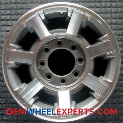 OEM Wheel Rim 9596088 09595957 - 2008-2009 Hummer 17x8.5 Interchange 6309 Machined w/ Charcoal Pockets