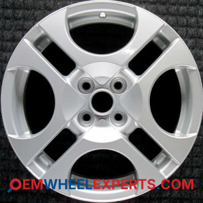 OEM Wheel Rim 09593675 - 2003-2005 Saturn 16x6 Interchange 7030 All Silver