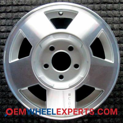 OEM Wheel Rim 3634736 12334844 - 1987-1990 Buick 15x6 Interchange 1540 Machined w/ Silver Pockets