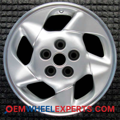 OEM Wheel Rim 12536729 12362229 - 1994-1999 Pontiac 16x7 Interchange 6514 Machined Lip w/ Silver Spokes